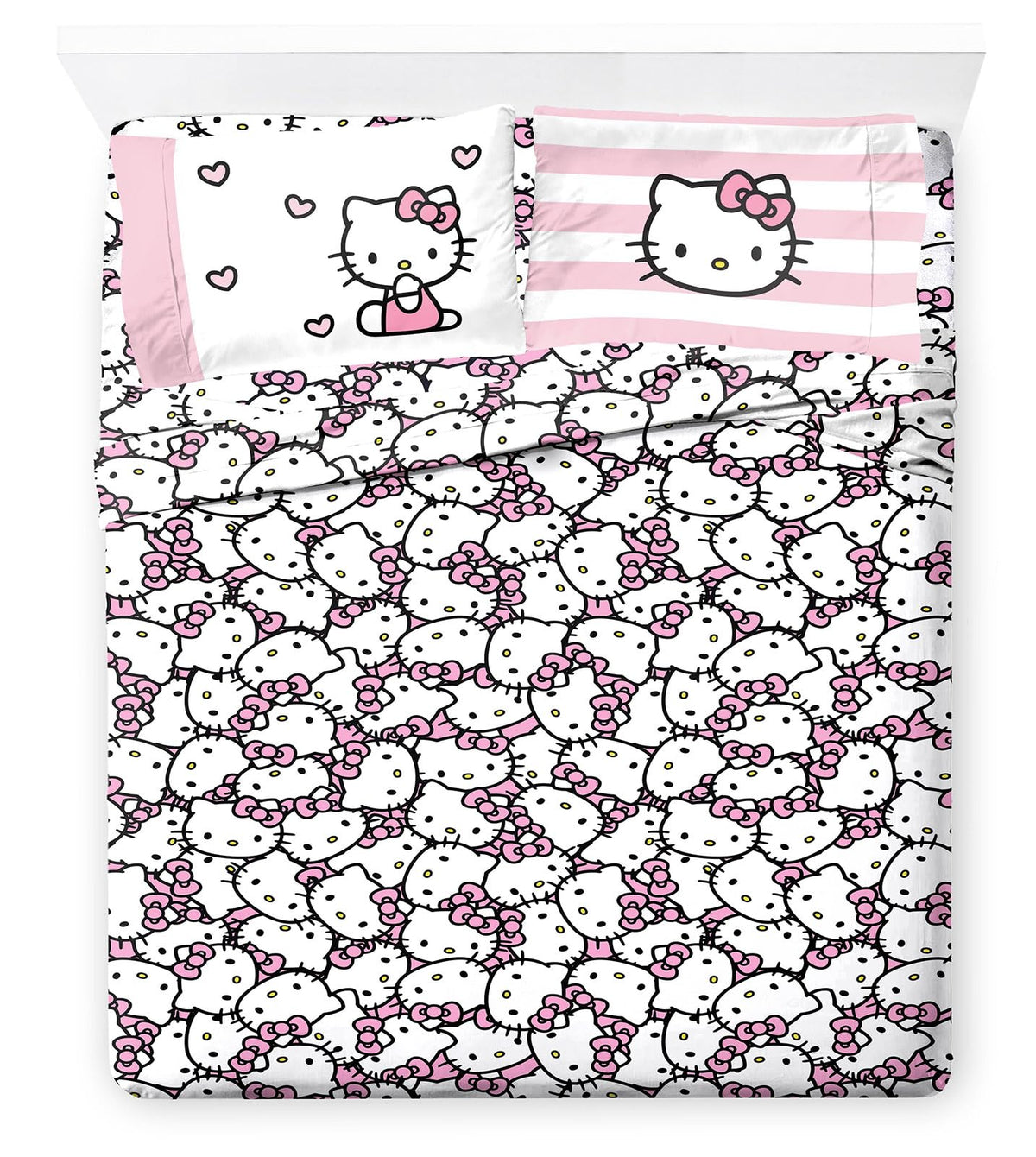 Jay Franco packaging showing Hello Kitty set and product branding for easy identification
