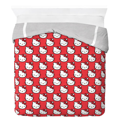 Jay Franco duvet set styled in bedroom demonstrating playful decor impact