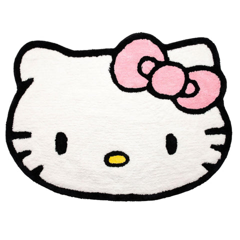 Jay Franco Hello Kitty rug front view showing cute design and softness