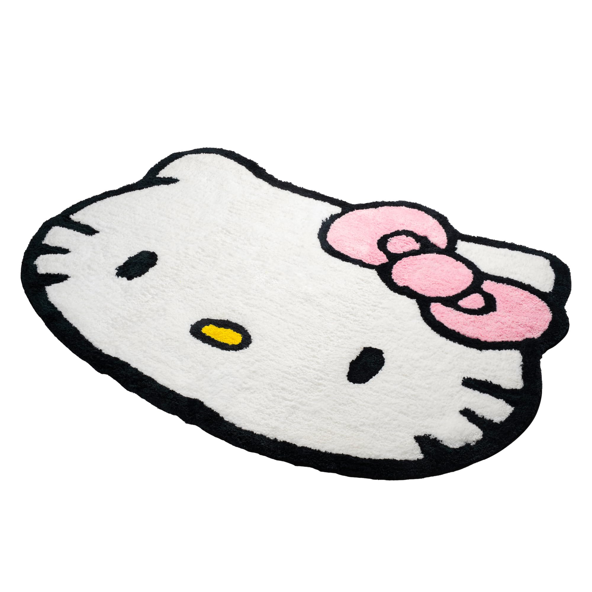 Jay Franco Hello Kitty rug styled in a bedroom adding kawaii charm