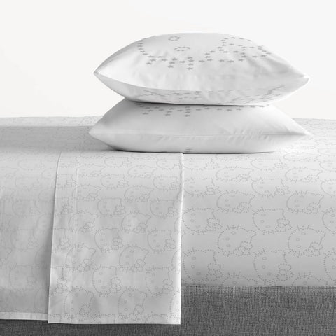 Jay Franco sheet set on full mattress illustrating fit and scale for mattress up to 10 inches