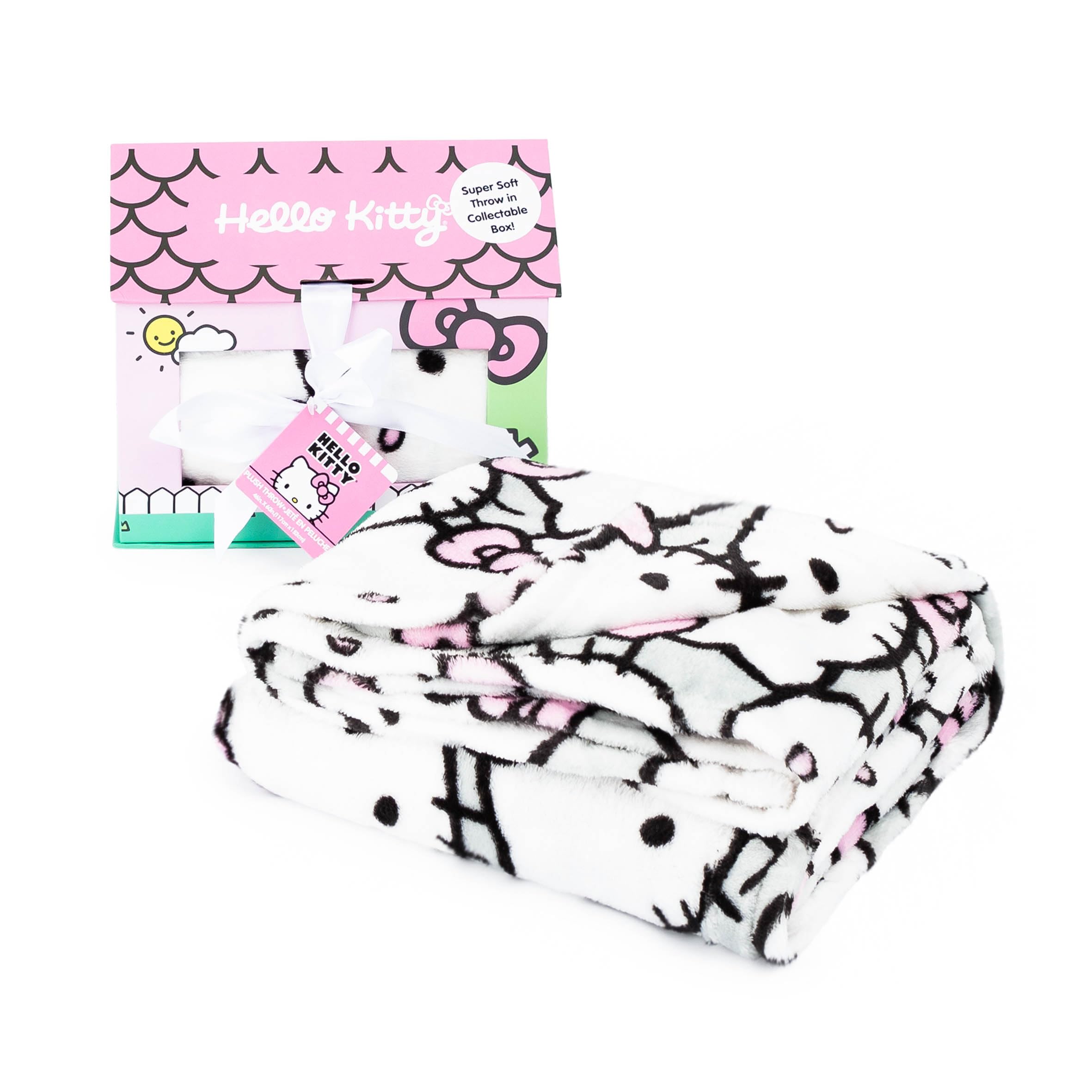 Jay Franco Hello Kitty folded throw displays neat edges and vibrant print