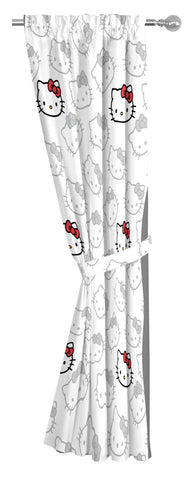 Jay Franco Hello Kitty tieback detail demonstrating neat light control and styling