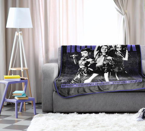 Jay Franco Huntrix folded throw compact for travel and dorm room convenience