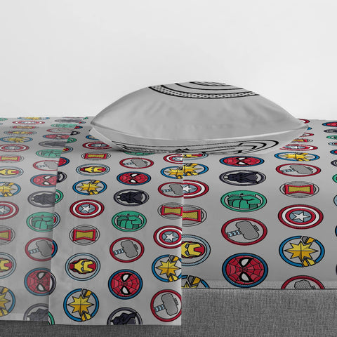 Jay Franco close-up of comforter print emphasizing clear Iron Man artwork and durability