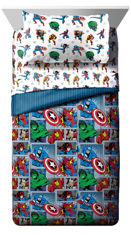 Jay Franco folded sheet set showing full-sized sheets, easy storage benefit