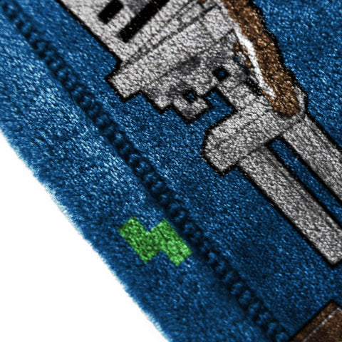 Jay Franco product label and licensed tag confirming official Minecraft design authenticity