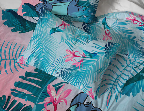 Jay Franco bed in room lifestyle staging shows how set brightens a bedroom