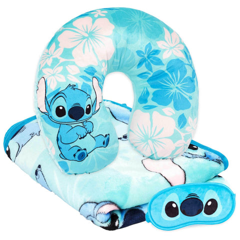 Jay Franco Lilo & Stitch front packaging showing the three-piece set and vibrant artwork