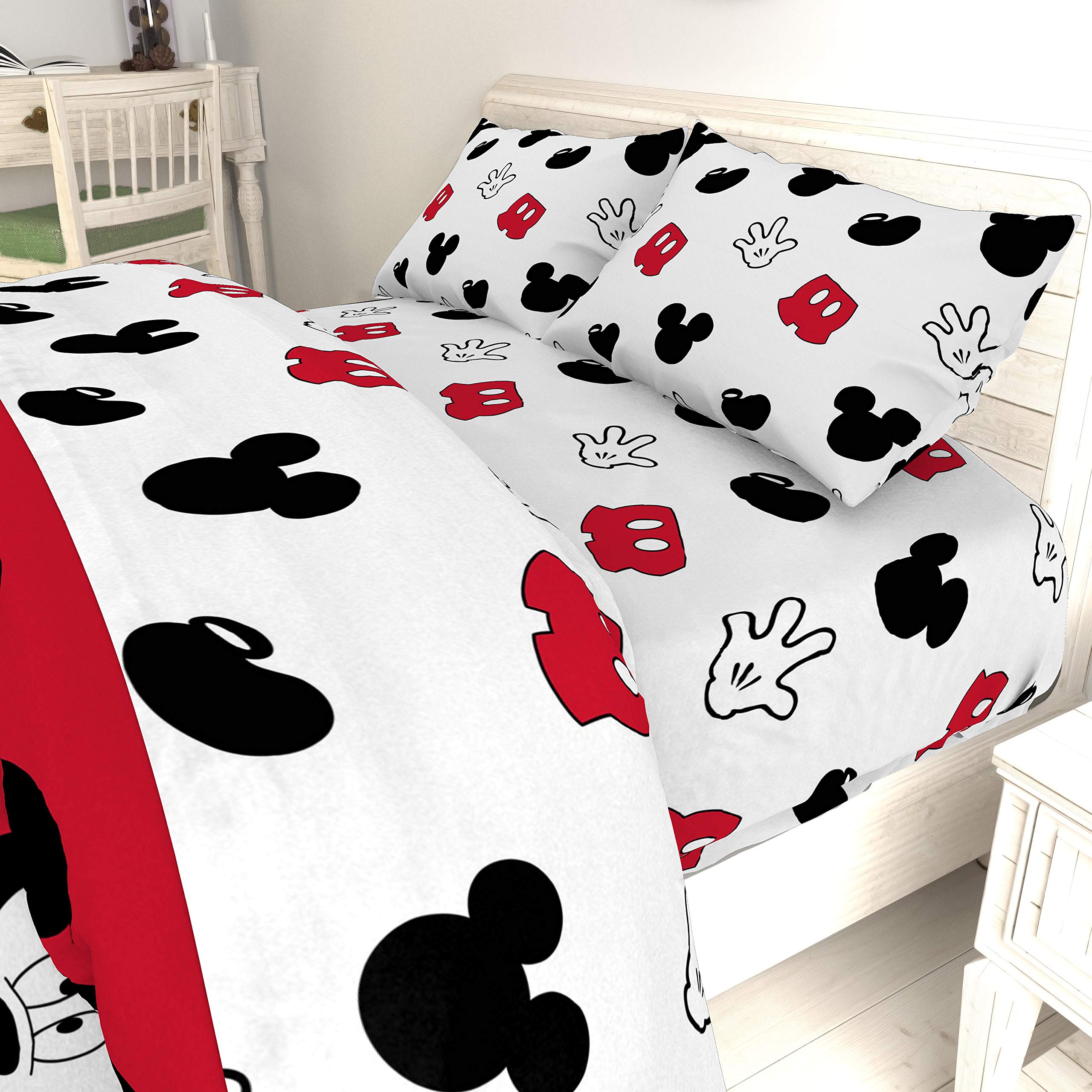 Jay Franco styled kids bedroom with set creating inviting Disney-themed space