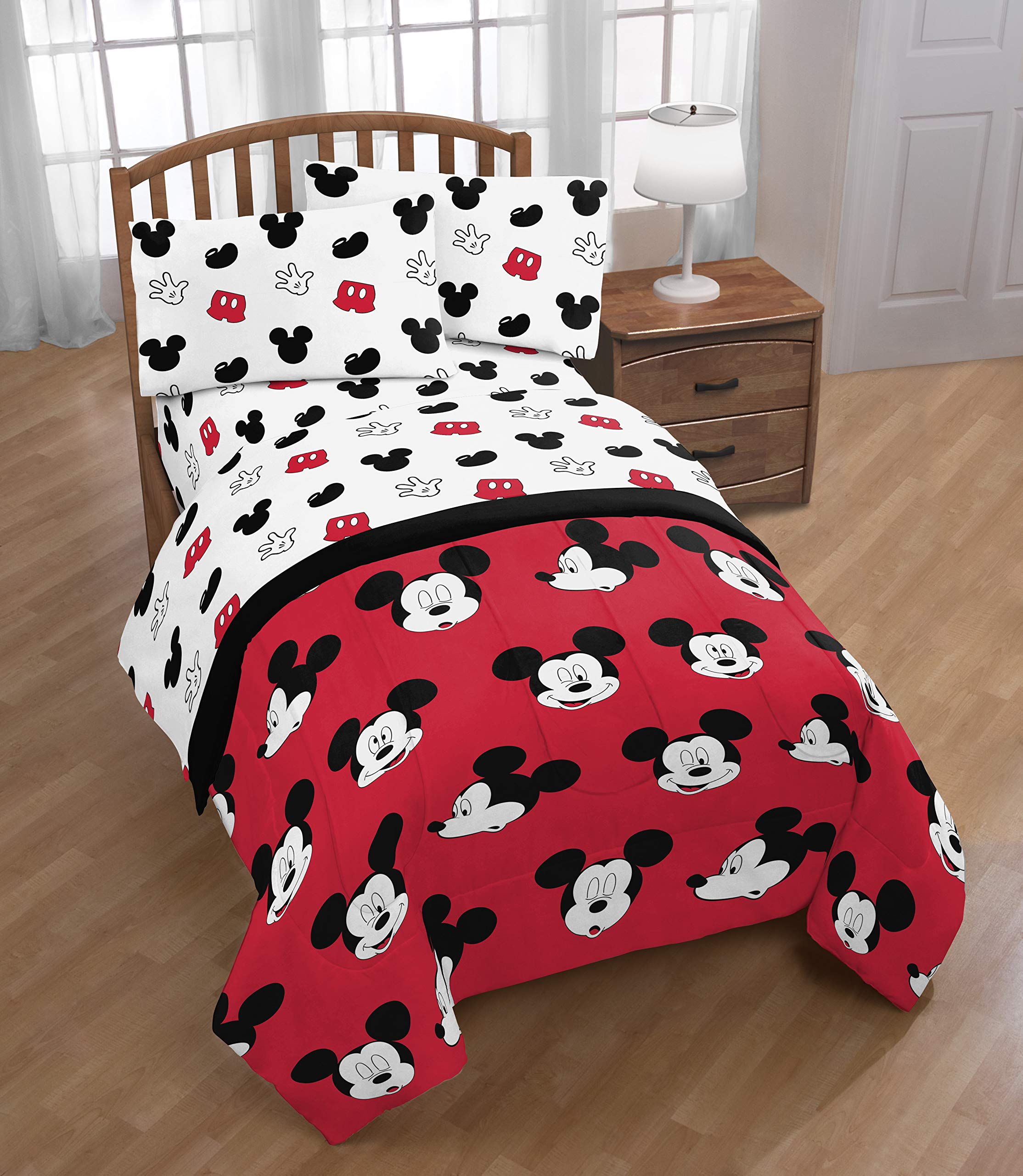 Jay Franco rolled-up bedding for travel and easy storage convenience