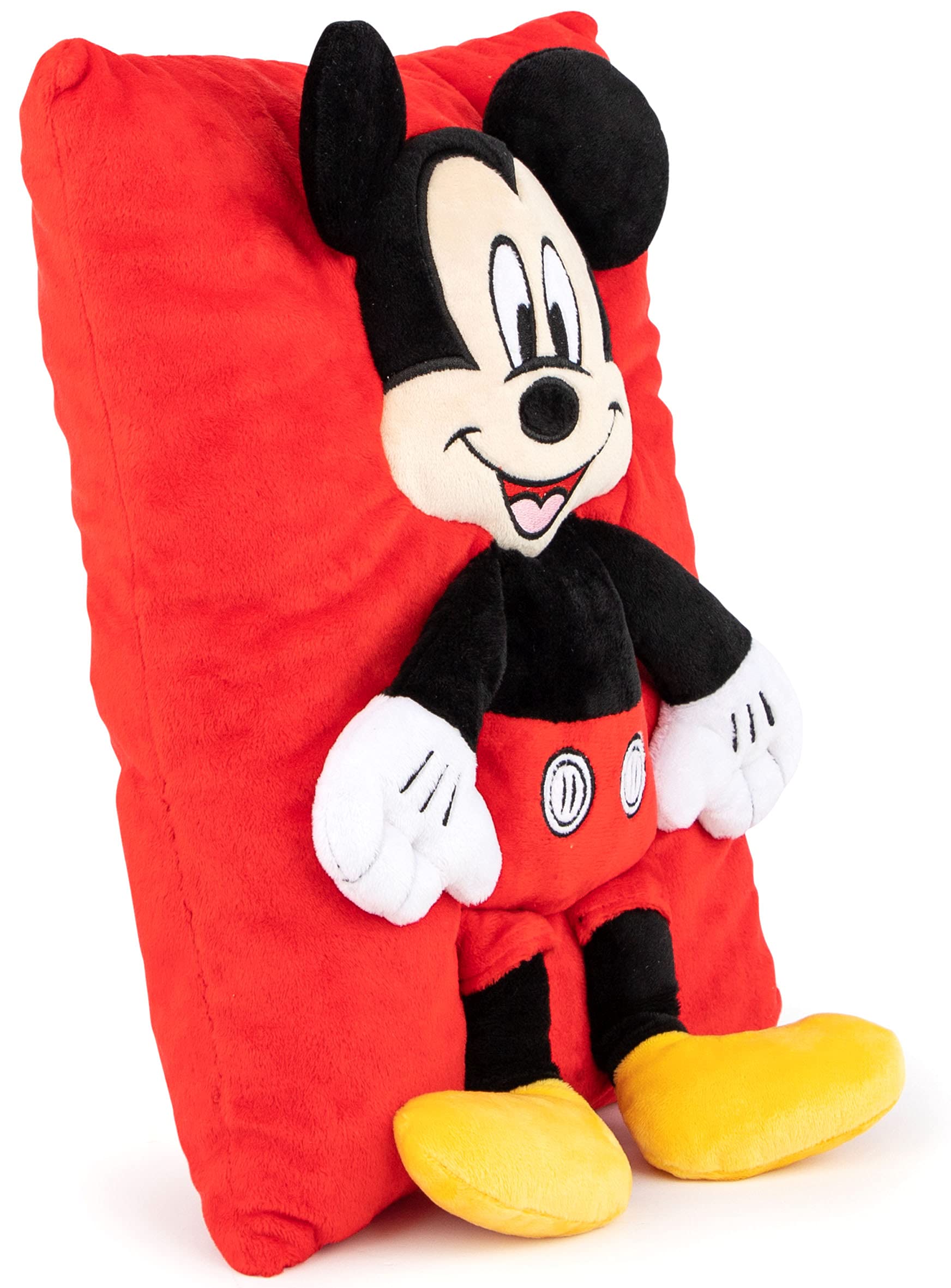 Jay Franco Mickey Mouse side profile displays molded 3D depth and durable stitching