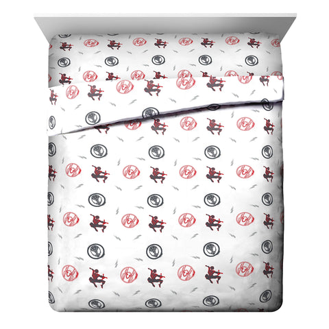 Jay Franco Miles Morales pillowcases and shams close-up showing soft fabric benefit