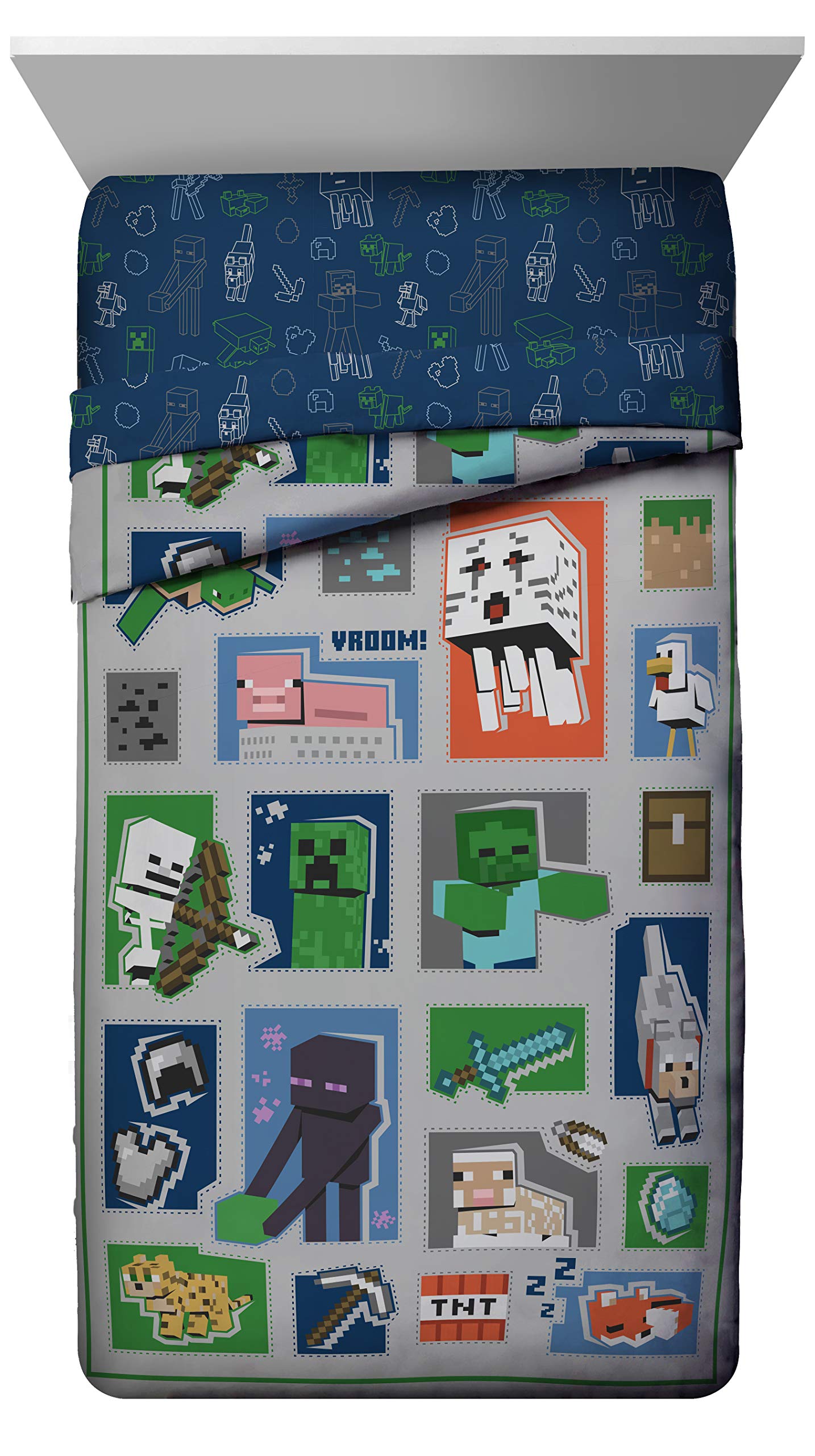 Jay Franco close-up of comforter texture showing soft microfiber and durable character print for lasting comfort