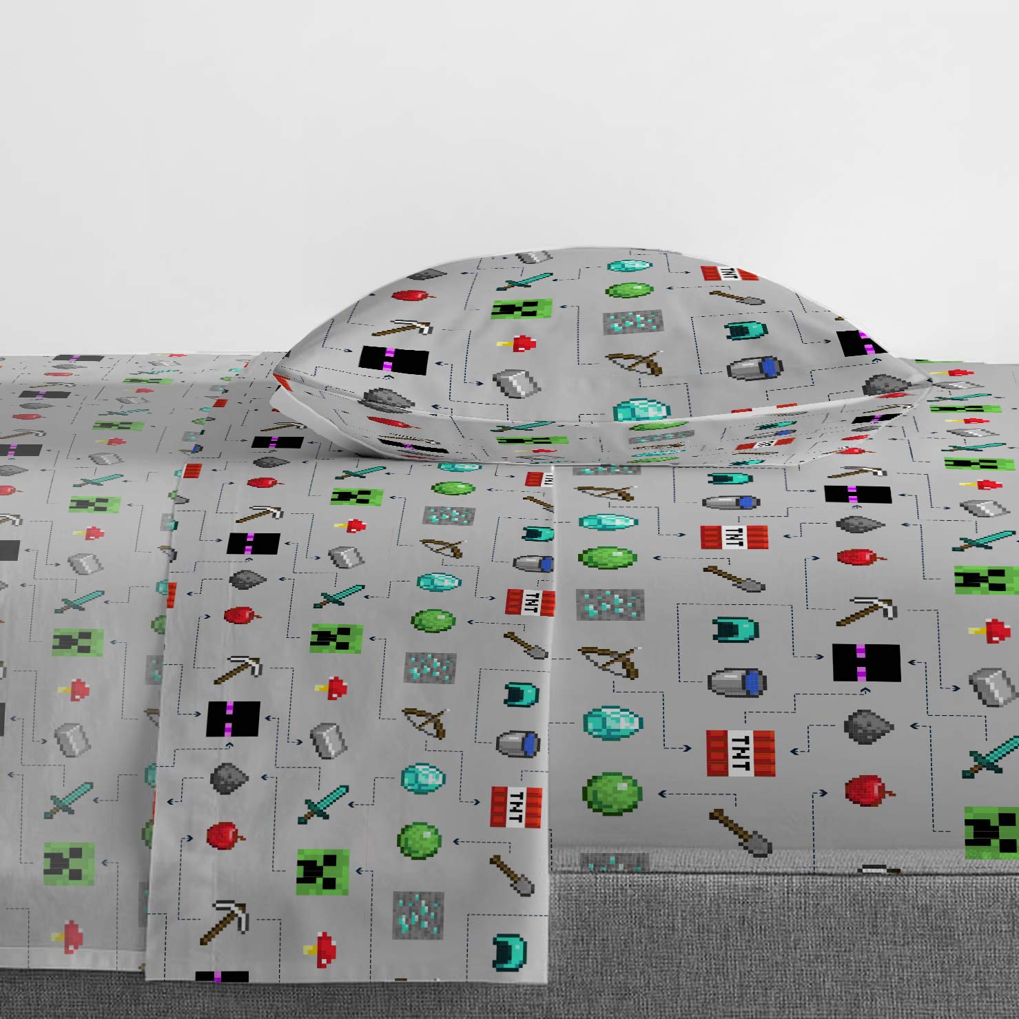Jay Franco comforter styled on twin bed in child's room for themed décor inspiration