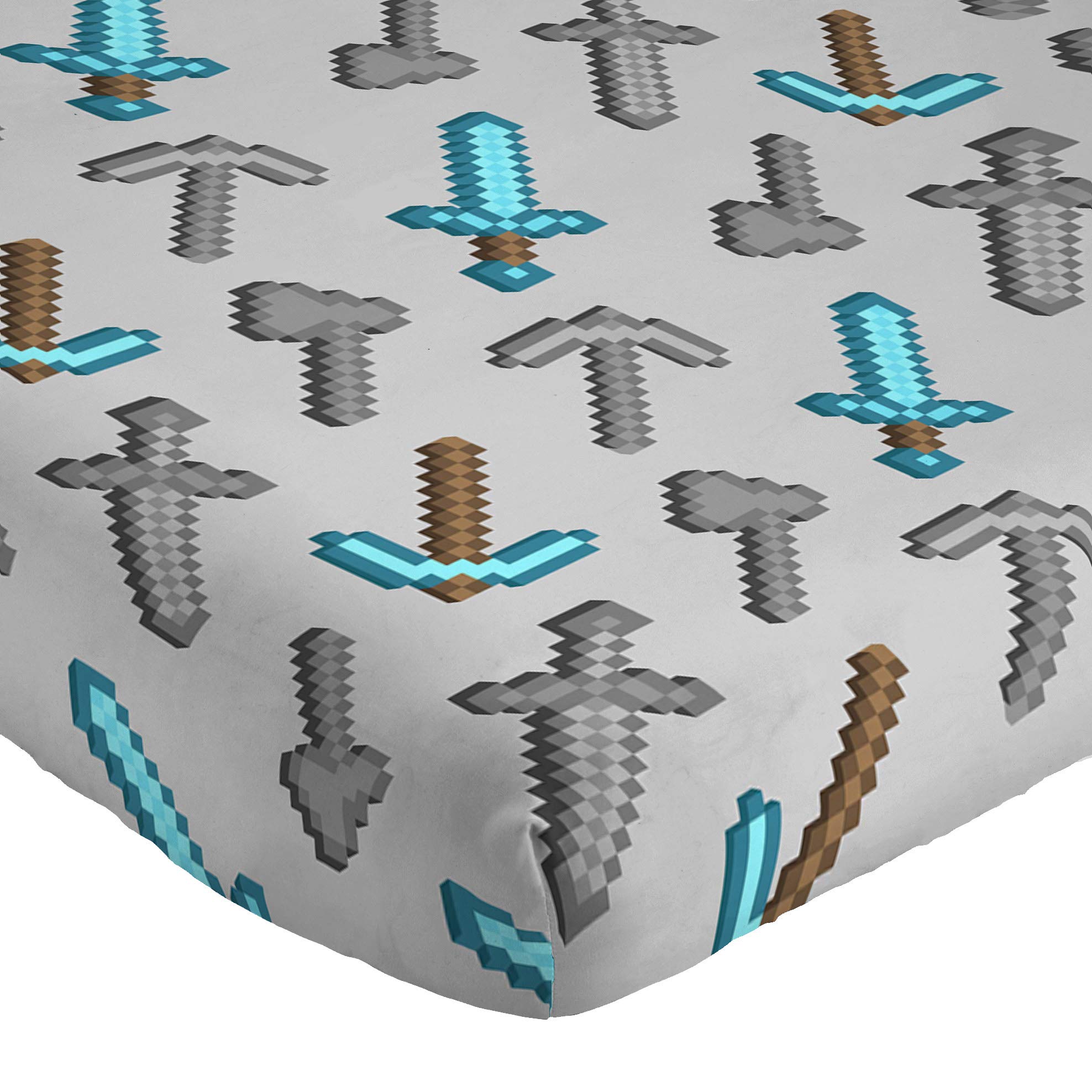 Jay Franco fitted sheet stretched on mattress showing secure deep-pocket fit benefit