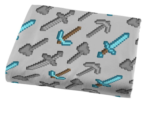 Jay Franco flat sheet folded neatly showing easy storage and quick-change benefit