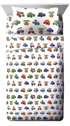 Jay Franco flat sheet spread flat displaying durable print and easy tucking