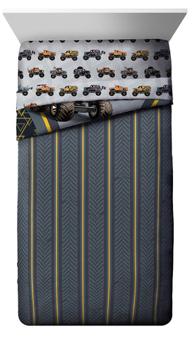 Jay Franco reversible comforter alternate side offers two style options