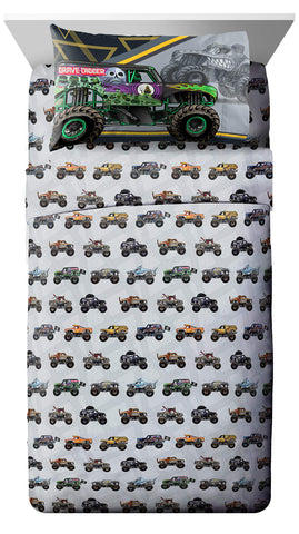Jay Franco folded sheets and fitted sheet show neat storage convenience