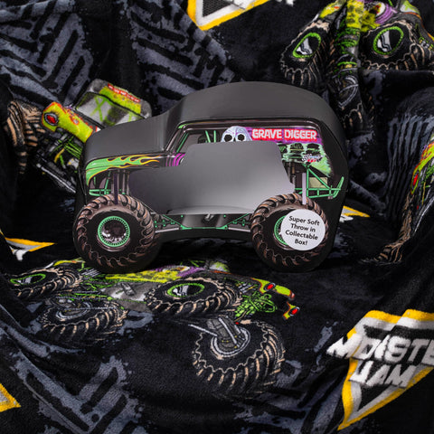 Jay Franco blanket folded inside special edition box for easy gifting and storage
