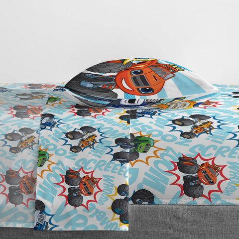 Jay Franco pillowcase and sham displayed to show matching design and decorative finish
