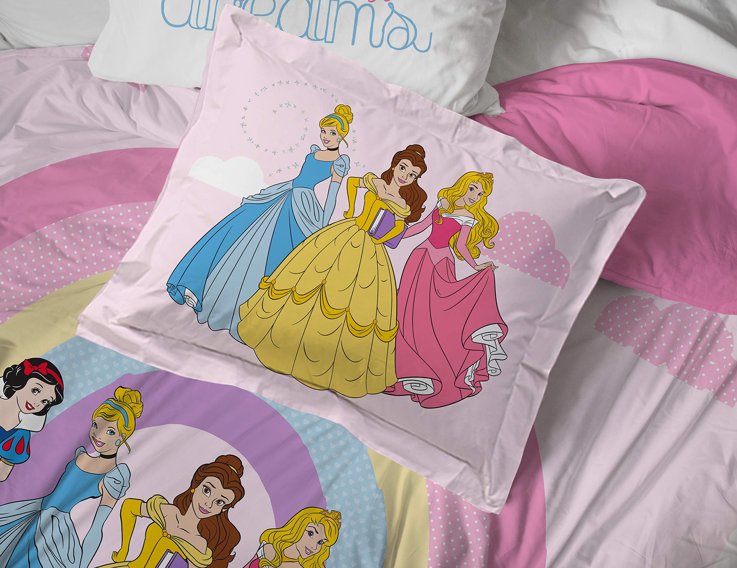Jay Franco comforter on a styled bedroom displaying easy styling and kid-friendly design