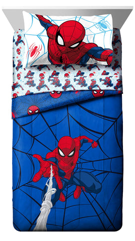 Jay Franco Spider-Man close-up print detail highlighting vibrant character artwork