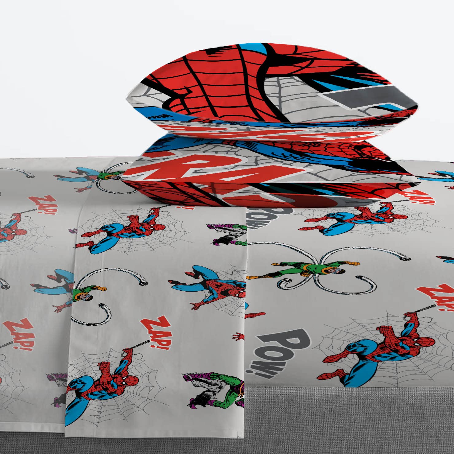 Jay Franco rolled comforter compact for travel and storage convenience