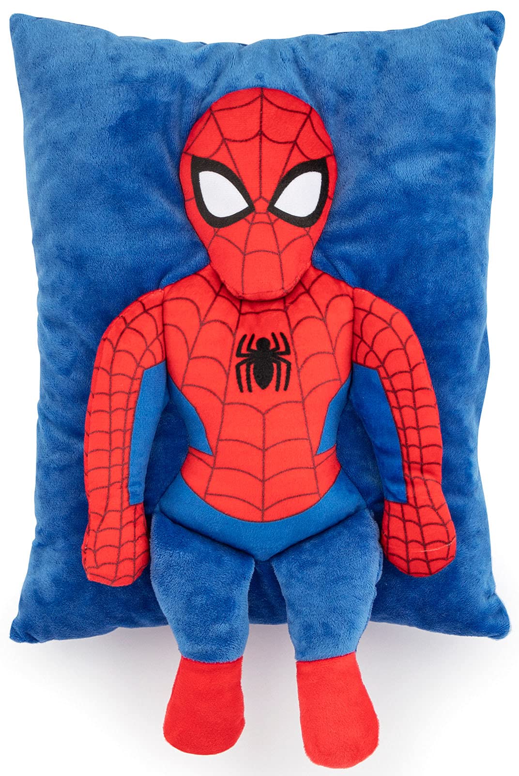 Jay Franco Spiderman front view showing 3D motif and colorful appeal for decor