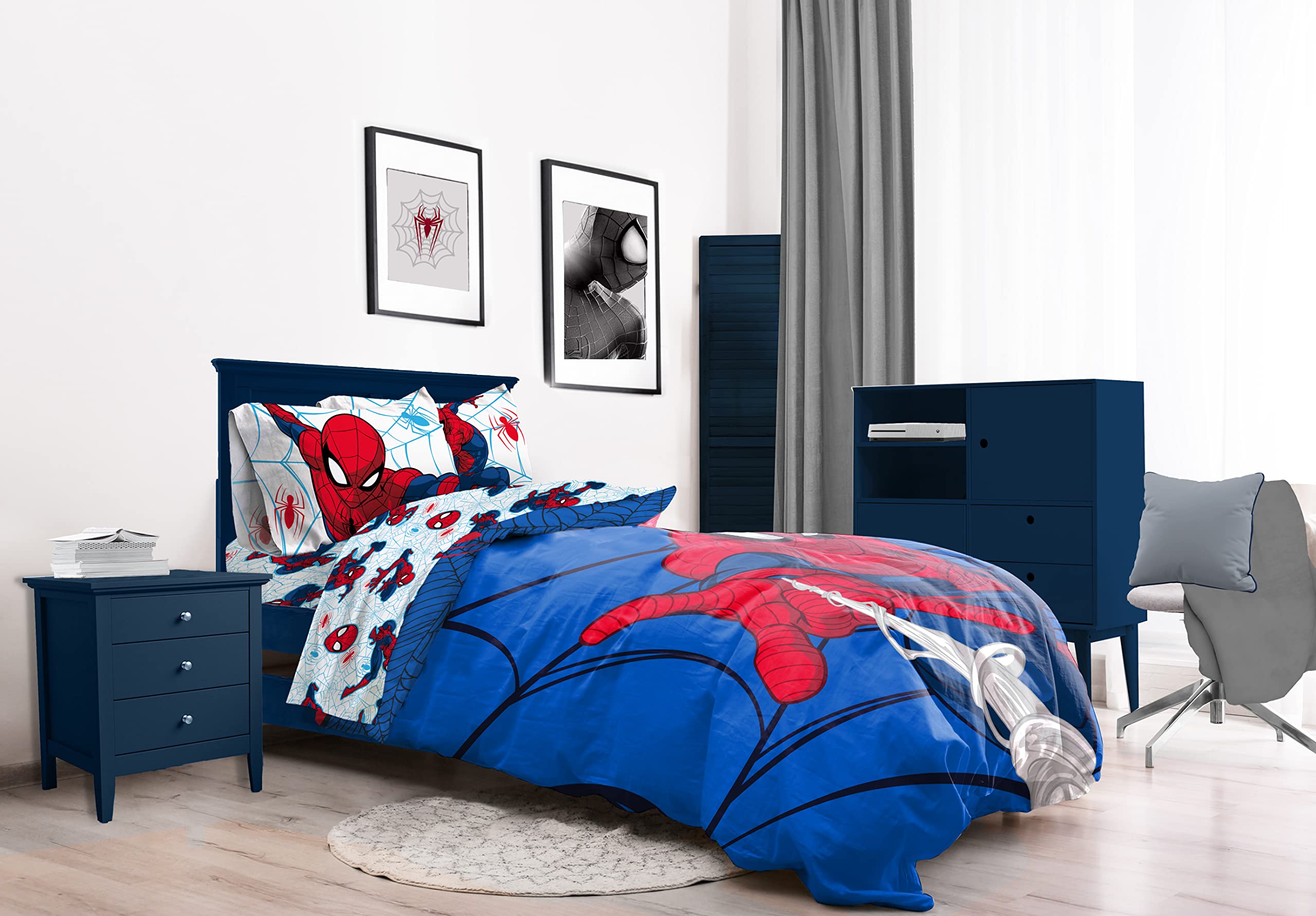 Jay Franco Spider-Man packaging and official label showing licensed authenticity