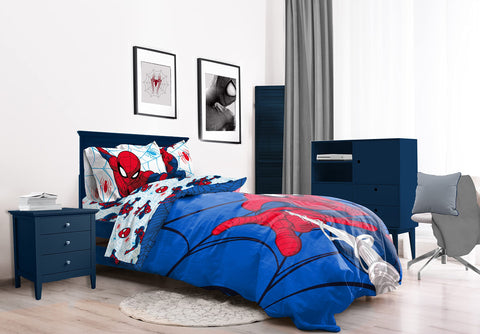 Jay Franco Spider-Man packaging and official label showing licensed authenticity