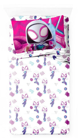 Jay Franco fitted sheet detail with deep pocket and elastic, secure mattress fit