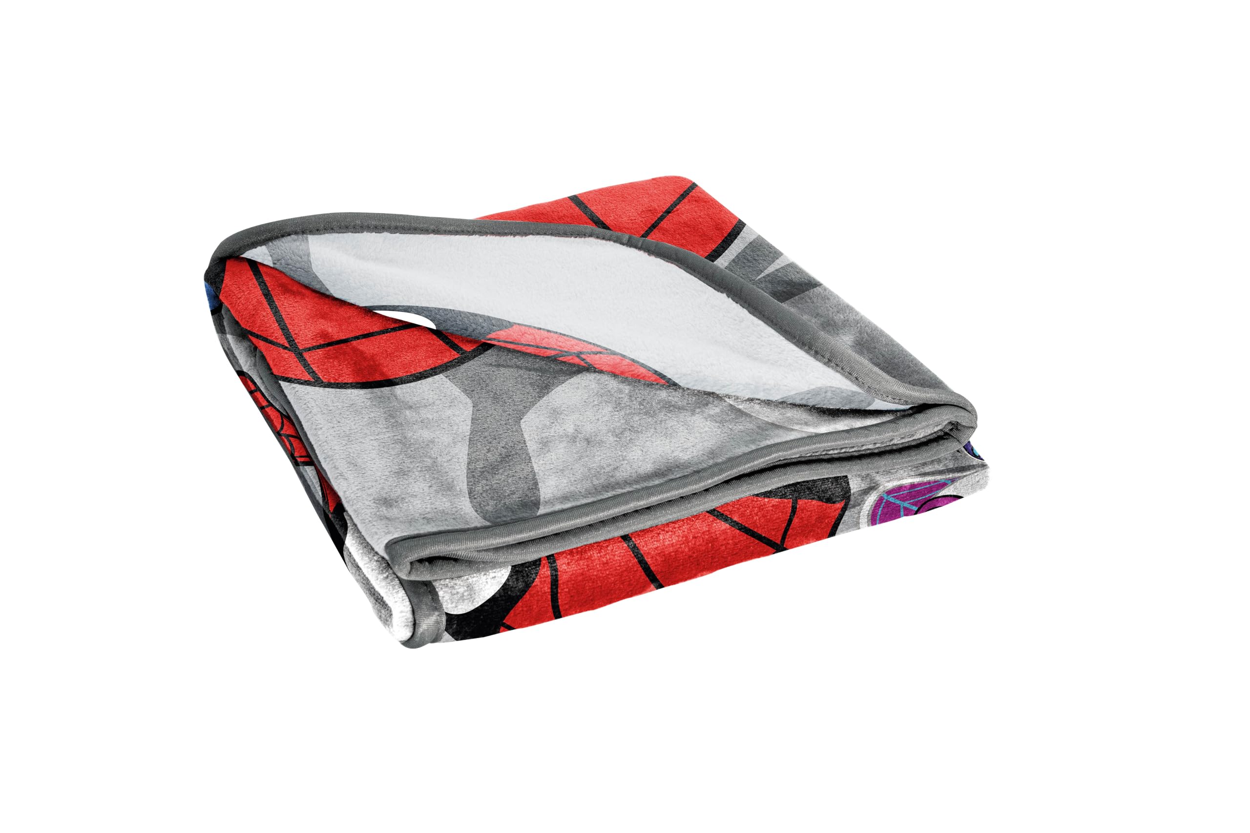 Jay Franco blanket on child's bed demonstrating comfort and fun superhero styling