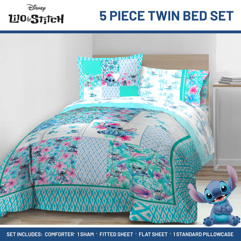 Jay Franco sheets and sham flat lay showing complete coordinated set