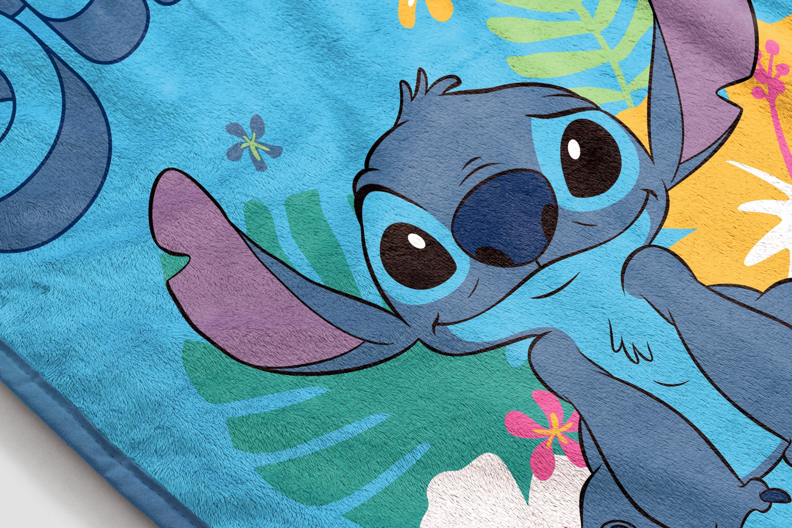 Jay Franco care tag close-up showing machine-washable fabric for durable softness