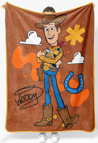 Jay Franco Woody front view showing full character print and vibrant color for décor