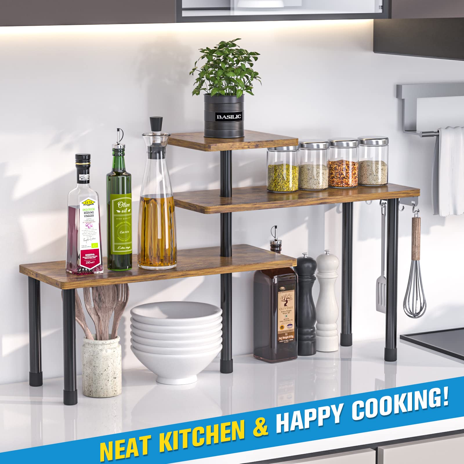 JayRex used as kitchen coffee station organizing essentials neatly