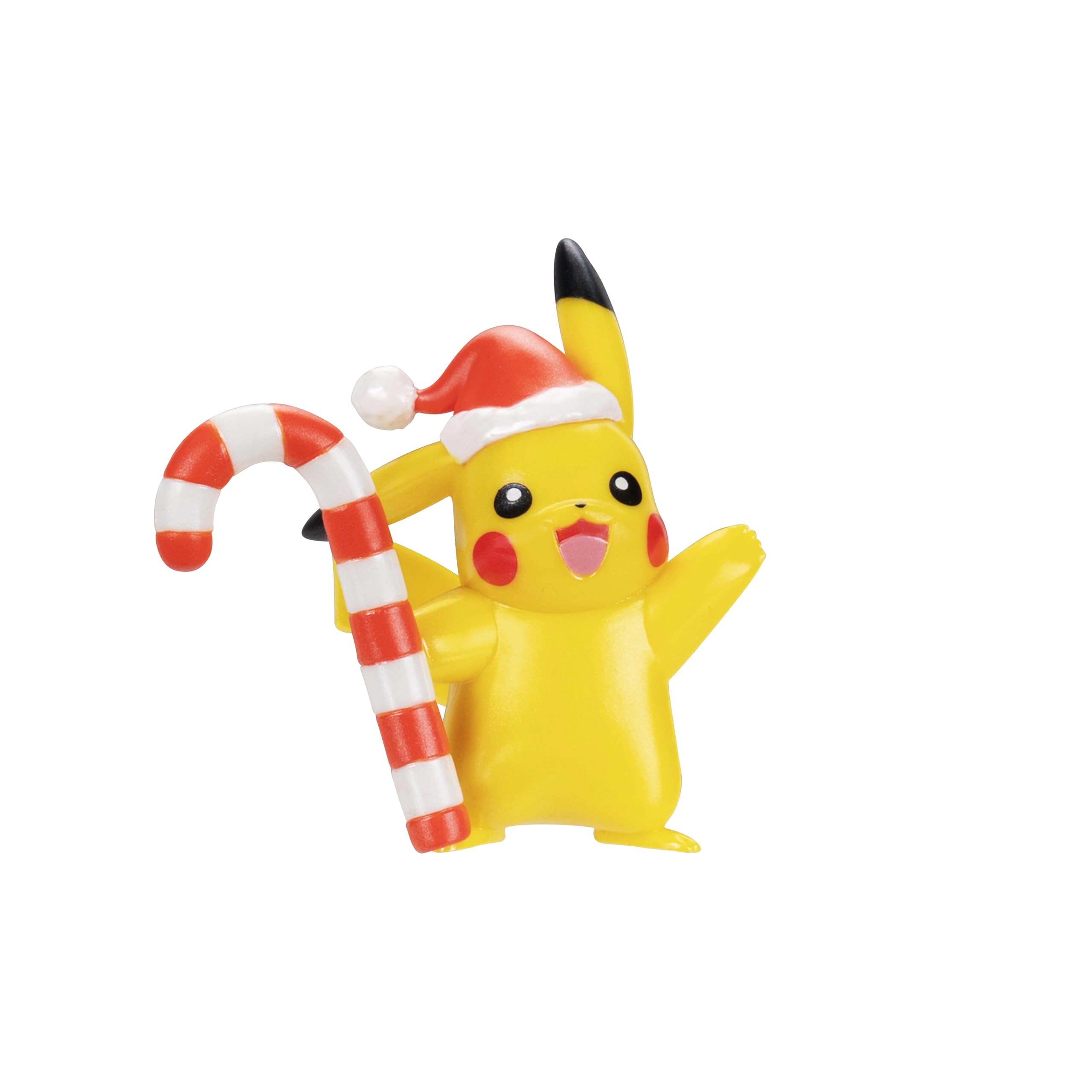 Jazwares Pokémon figure next to a ruler showing two-inch scale accuracy