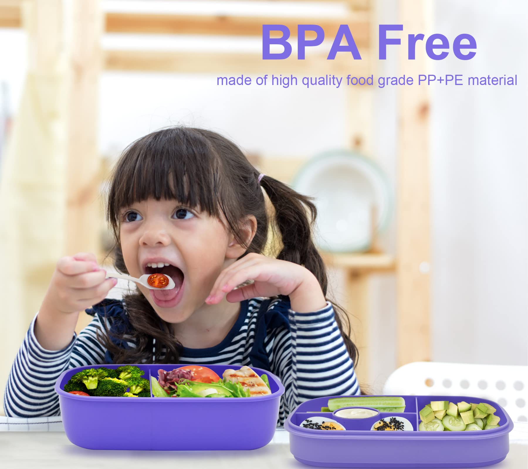 JBGOYON bento in use at school table demonstrating easy everyday packing