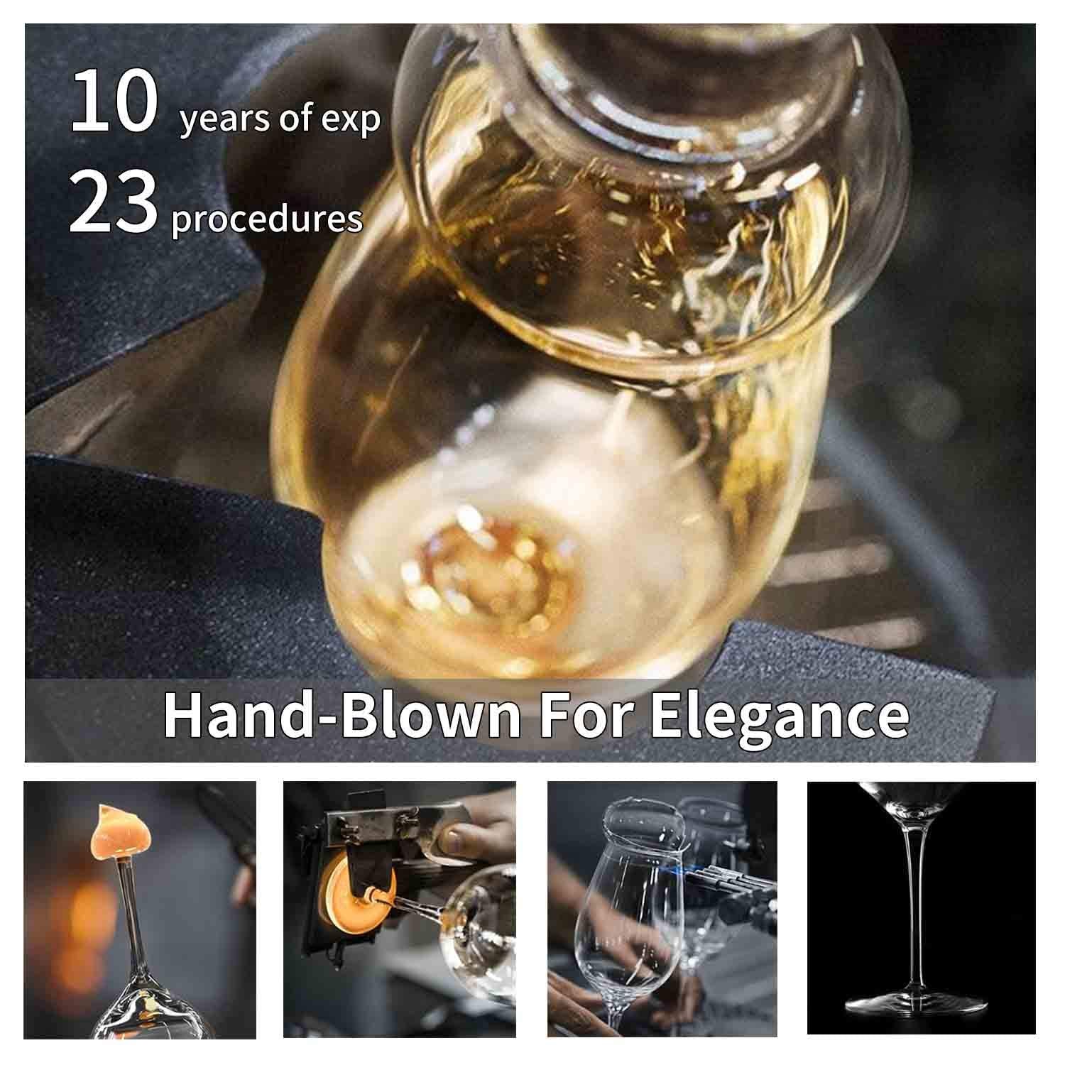 JBHO glasses on outdoor table illustrating portable elegant entertaining