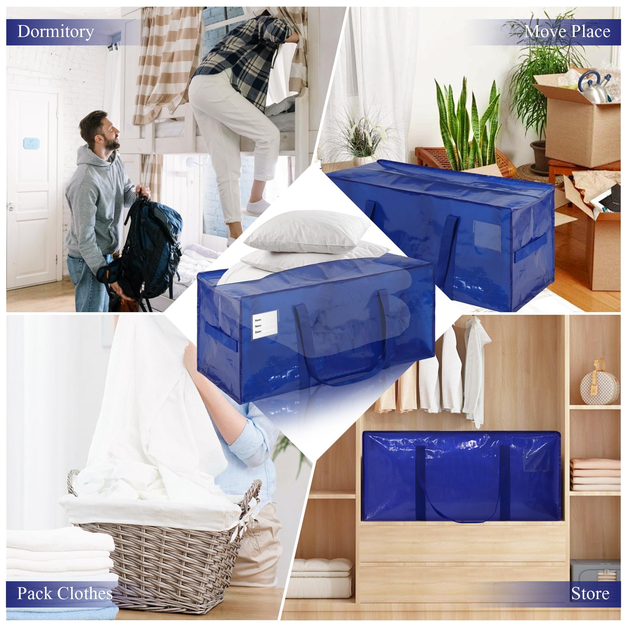 JCBZAMZ folded flat for compact storage saving space in closets