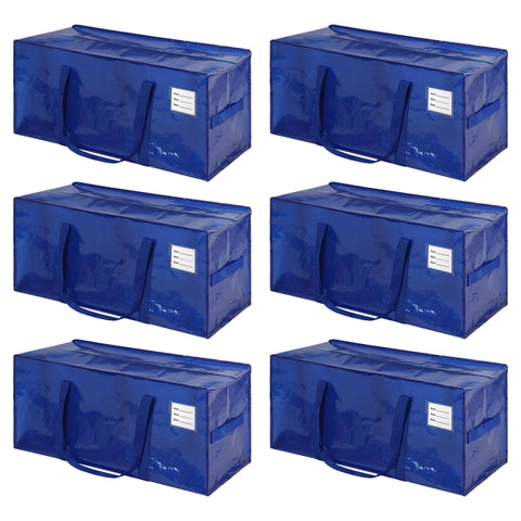 JCBZAMZ front view of blue bag showing size and durable construction for reliable transport