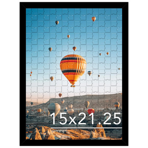 JCJMY front view of black 15x21.25 frame showing neat border and fit