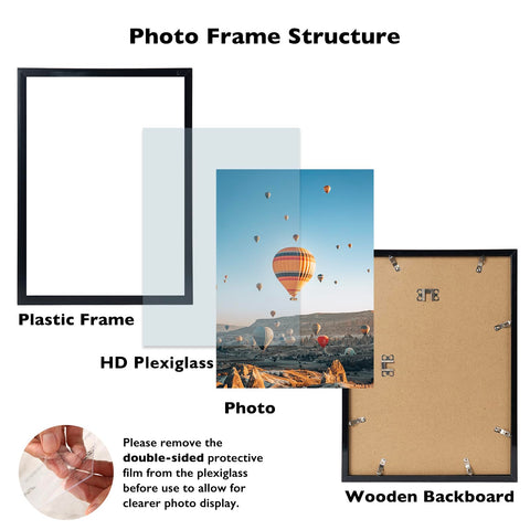 JCJMY stacked set of six frames highlighting uniform sizing and convenience