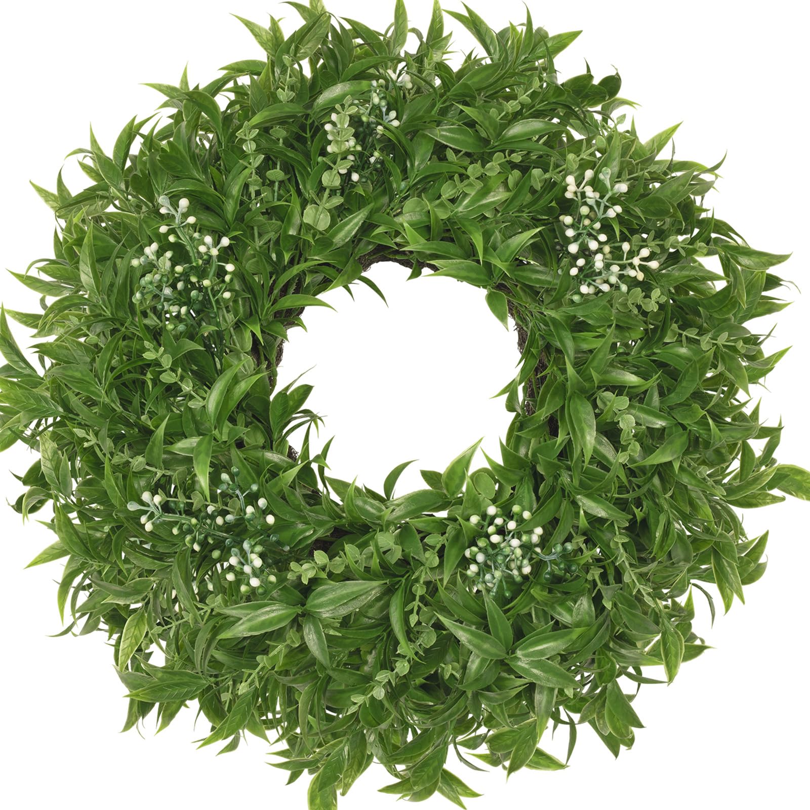 JDKPK unboxed wreath fluffed to full volume and shape