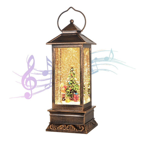 JEDAWN front view lantern showing vintage frame and glowing benefit