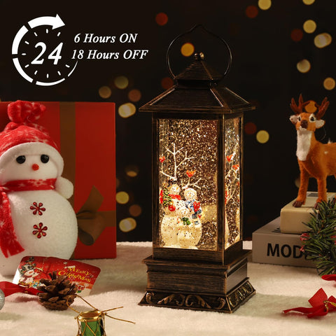 JEDAWN lantern lit in dark room benefit: creates cozy holiday ambiance