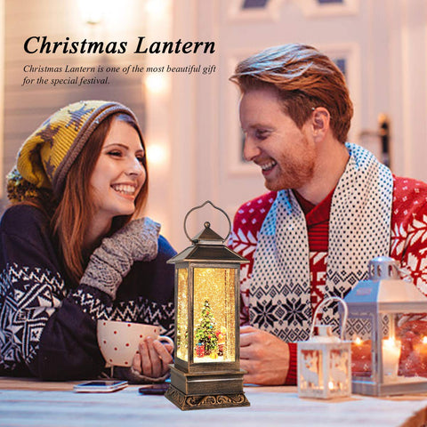 JEDAWN lantern as table centerpiece with garland adding decorative depth benefit