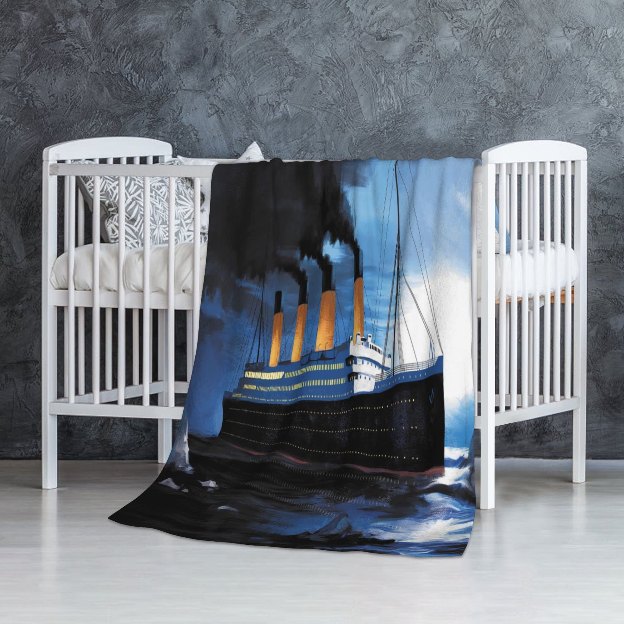 Jeezshop blanket on bed showing size and generous coverage